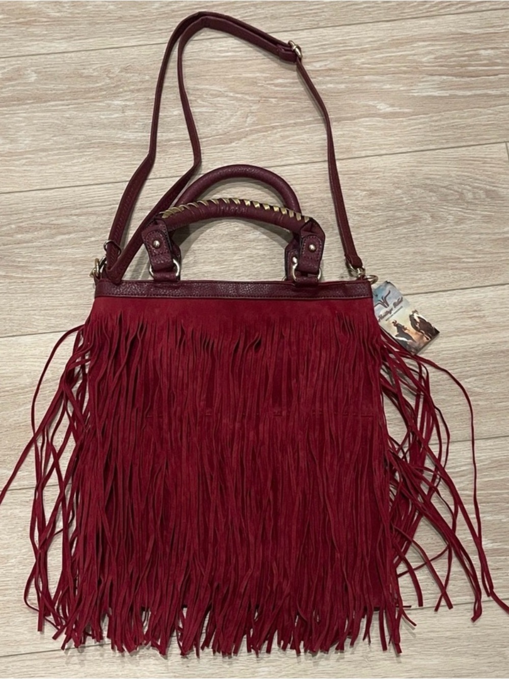 Heritage West Fringed Crossbody